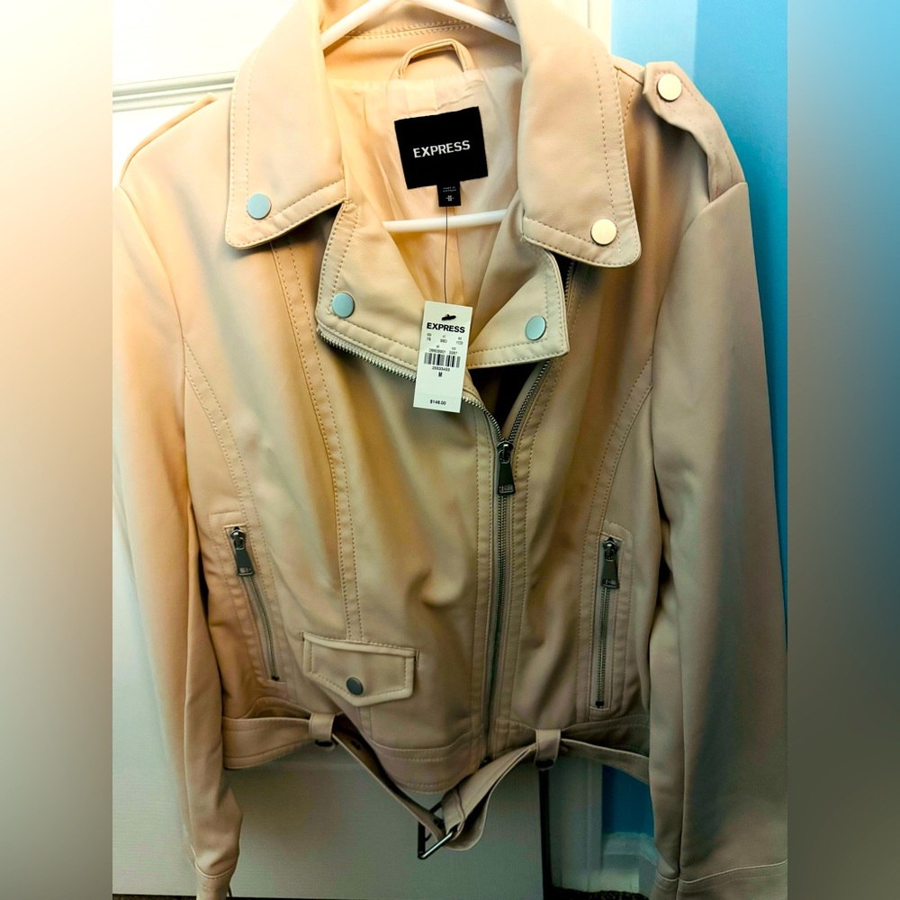 Leather jacket NWT